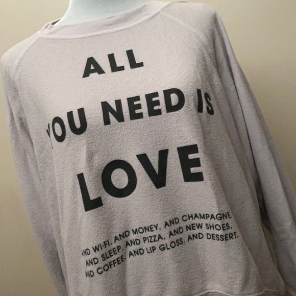 Wildfox Love Sweatshirt - Picture 1 of 4